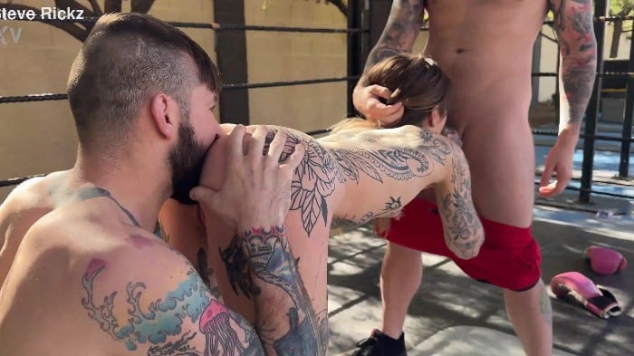 girl boxer gets spitroasted and two big cumloads awlivv steve rickz buck richards 2160p